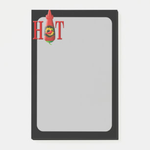 Notas Post-it® Botella de Salsa Caliente