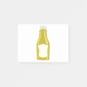 Notas Post-it® Botella para la mostaza o la mayonesa