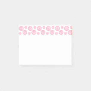 Notas Post-it® Botones rosados