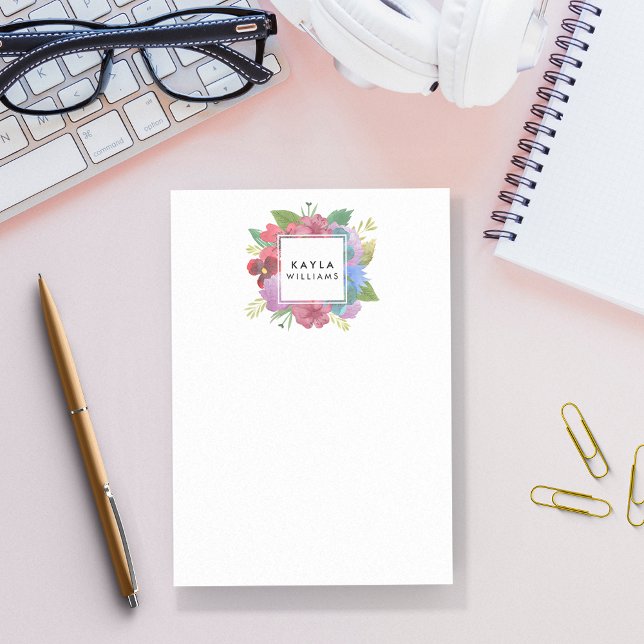 Notas Post-it® Bouquet de flores silvestres personalizado (Subido por el creador)