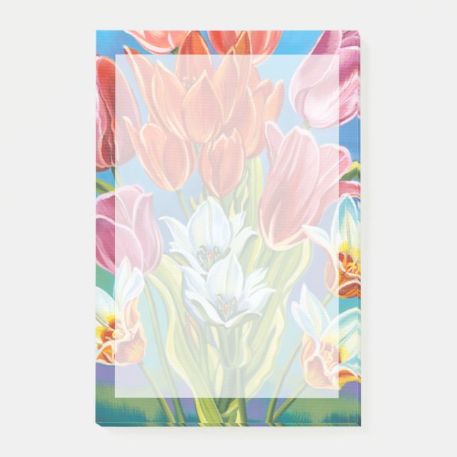 Notas Post-it® Bouquet en la frontera III (Anverso)