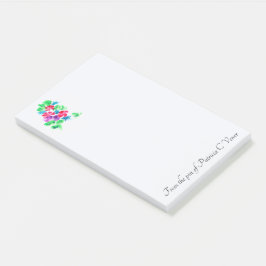 Notas Post-it® Bouquet floral de Bonito personalizada