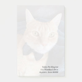 Notas Post-it® Bow tie cat