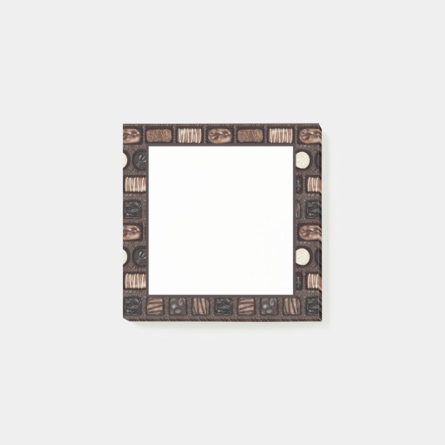 Notas Post-it® Box of Chocolates Notes (Anverso)