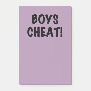 Notas Post-it® Boys Cheat