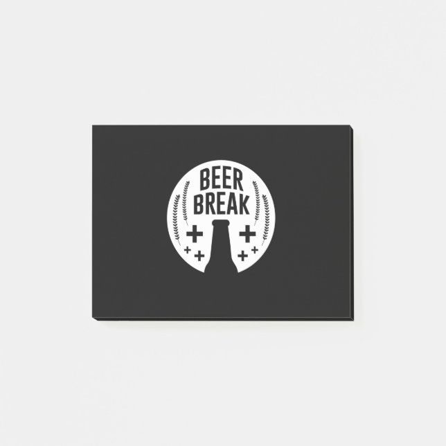 Notas Post-it® Brecha de cerveza (Anverso)