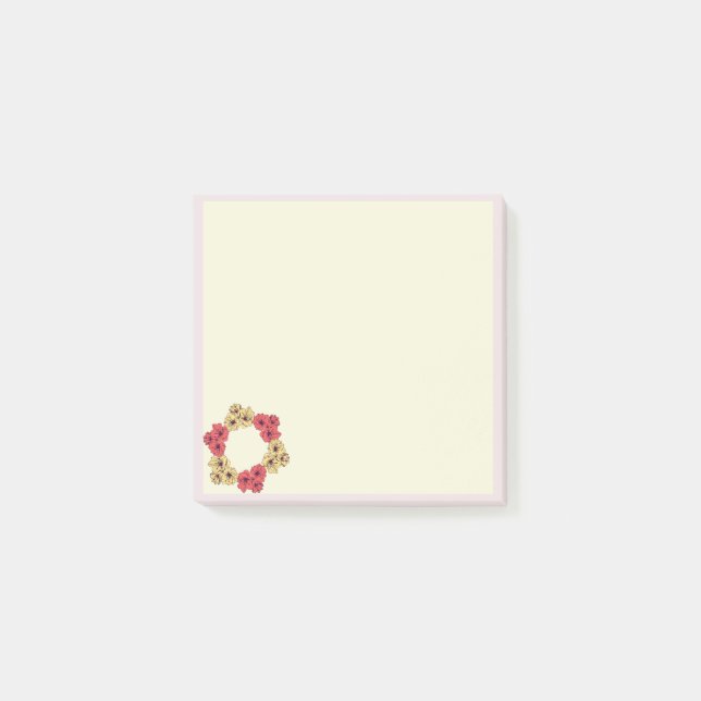 Notas Post-it® Bright Flowers Post-It Notes (Anverso)
