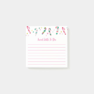 Notas Post-it® Bright Multi Colored Candy Cane