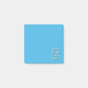 Notas Post-it® Brilla Brillante Como Una Estrella Post Que Señala