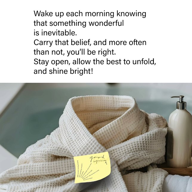 Notas Post-it® Brillante Bright Post-it Note (Thoughtful Good Morning Note)