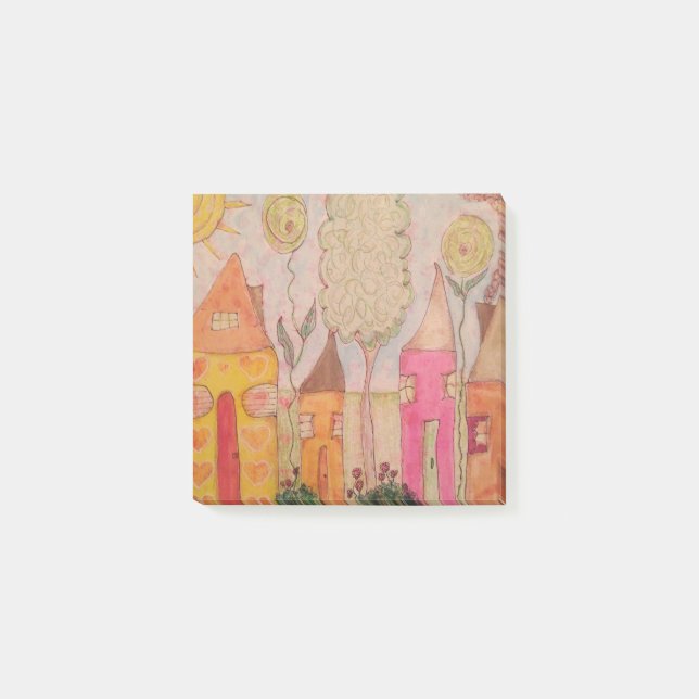 Notas Post-it® Brillante en el vecindario (Anverso)