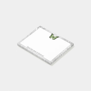 Notas Post-it® Brilliant Green Butfly Notes
