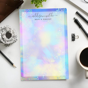 Notas Post-it® Brillo holográfico Ópalo Iridescente Empresarial