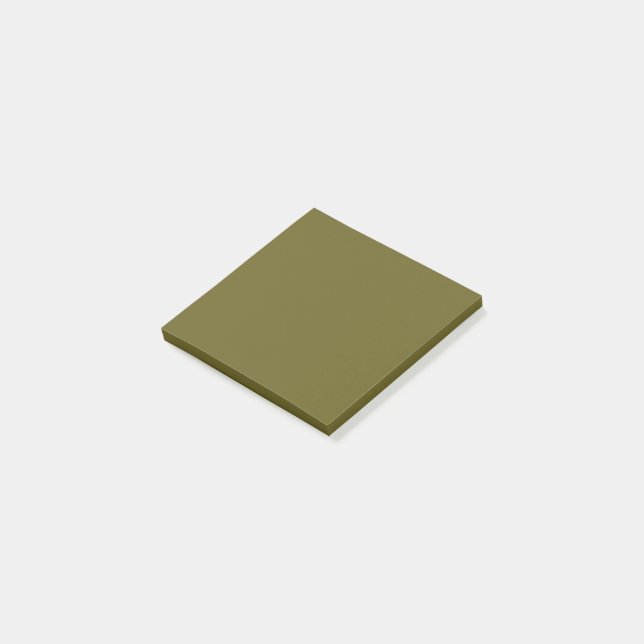Notas Post-it® bronce antiguo (color sólido)  (En perspectiva)