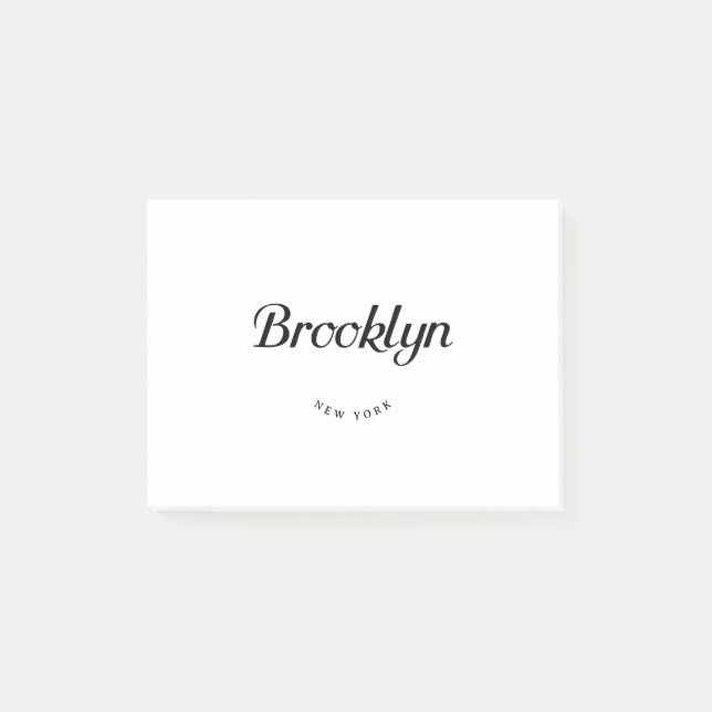 Notas Post-it® Brooklyn NY (Anverso)