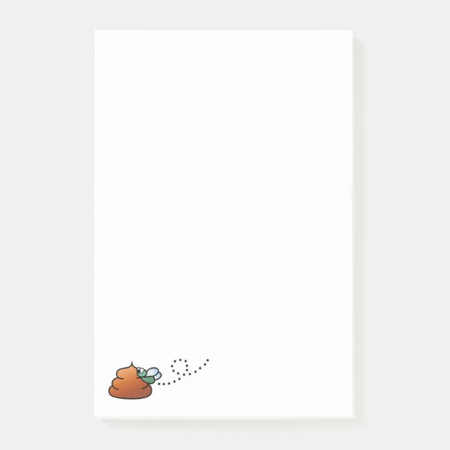 Notas Post-it® Brootsch the PooPoo (Anverso)