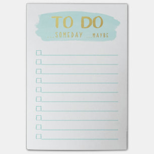 Notas Post-it® Brote de pincel Lista de tareas pendientes de Pr