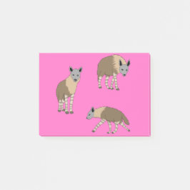 Notas Post-it® Brown Hyenas