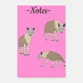 Notas Post-it® Brown Hyenas
