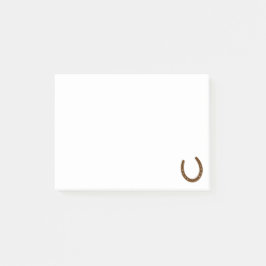 Notas Post-it® Brown Lucky Horseshoe