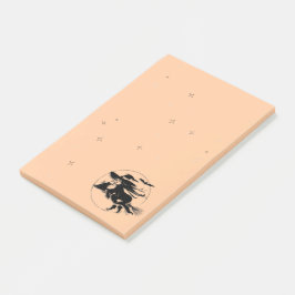 Notas Post-it® Bruja de Halloween
