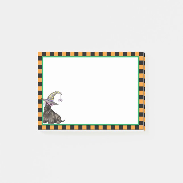 Notas Post-it® Bruja del escocés (Anverso)