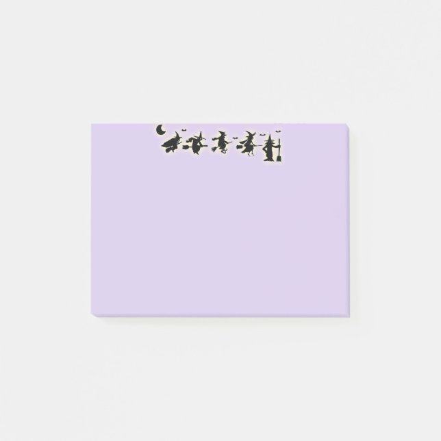Notas Post-it® Brujas de Halloween (Anverso)