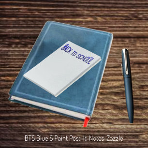 Notas Post-it® BTS-Blue-S.Paint