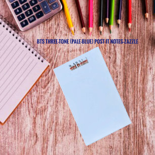 Notas Post-it® BTS de tres tonos