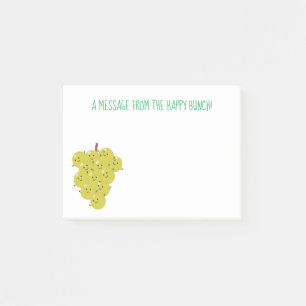 Notas Post-it® Buen ilustracion de uvas personalizados