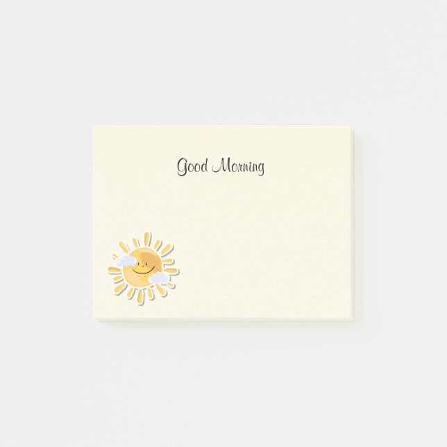 Notas Post-it® Buenos días Sunshine (Anverso)