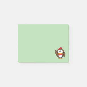 Notas Post-it® búho de gallo