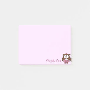 Notas Post-it® búho de princesa