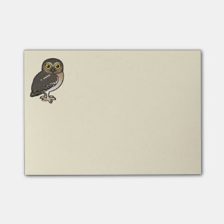 Notas Post-it® Búho del duende de Birdorable