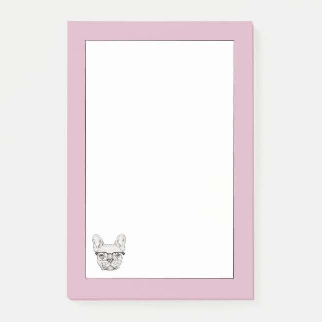 Notas Post-it® Bulldog del inconformista (Anverso)