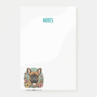 Notas Post-it® Bulldog francés