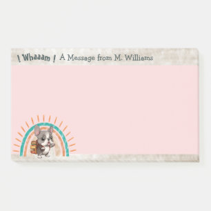 Notas Post-it® Bulldog Francés de dibujos animados lindo Regreso