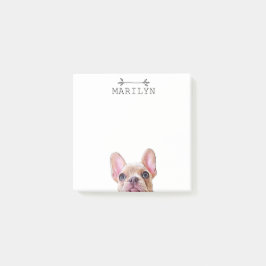 Notas Post-it® Bulldog francés personalizado | Cute Frenchie