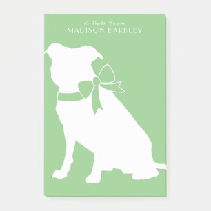 Notas Post-it® Bulldog Pit Puppy Pitbull Post-it Notes