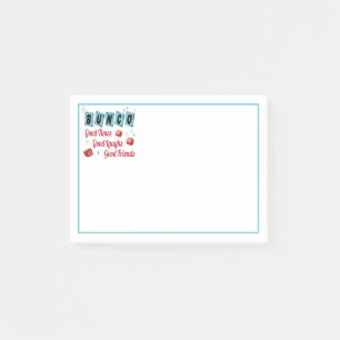 Notas Post-it® Bunco buenos tiempos buenos amigos retro dados