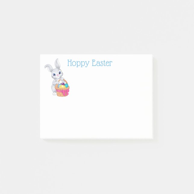 Notas Post-it® Bunny de Pascua (Anverso)