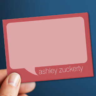 Notas Post-it® Burbuja de conversaciones de moda con nombre perso