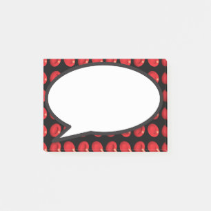 Notas Post-it® Burbuja de diálogo de células sanguíneas