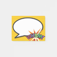 Burbuja de habla divertida WHAM Cómic moderno