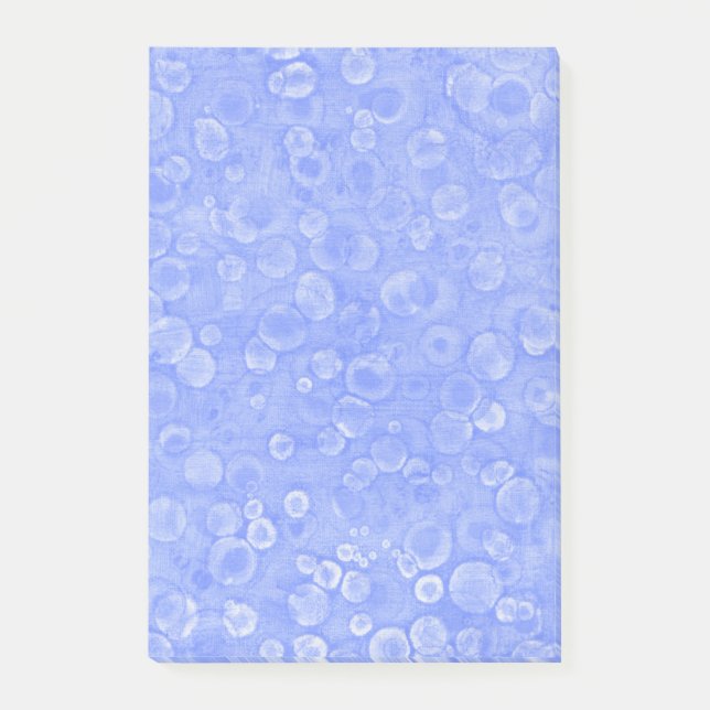 Notas Post-it® Burbujas Azul Y Blanca (Anverso)