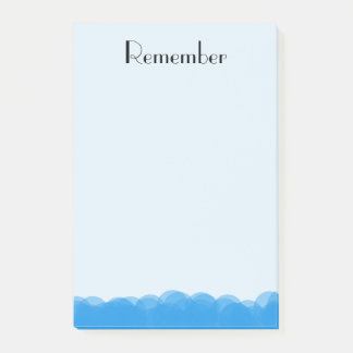Notas Post-it® Burbujas En Azul