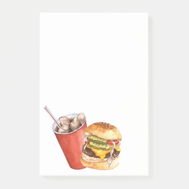 Notas Post-it® Burger y (Anverso)