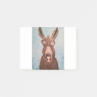 Notas Post-it® Burro asustado