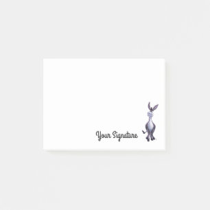 Notas Post-it® Burro con el post-it de Personized