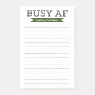 Notas Post-it® Buscado AF  Tipografía moderna de moda  Llenado ve